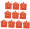 Alipis 80 STK Halloween Lampenschirme Papier Halloween atmosphäre Halloween kerzenhalter Kuchen Bienenwachskerze Teelichter Kerzen Halloween-Kerzenabdeckung Kerzenlichtverpackung LED