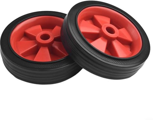 LVYXON 2 Pcs Air Compressor Wheel Replacement Absorption Non-Slip 5-6 Inch Shockproof Compressors Casters, Caster Wheels((5inch)