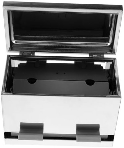 PRETYZOOM Caja Almacenamiento Dispensador Soporte Palillos Acero Inoxidable Práctico Para Restaurantes