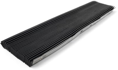 YFUK 1pc 400mm x 600mm Rubber Foldable Inner Cloth Accordion Way Shield Cover Milling Machine Tool for Black