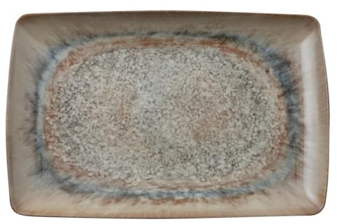 67384B29 Arthur Krupp Rechteckiger Teller Cm 35x22 Galaxy Venus Stoneware
