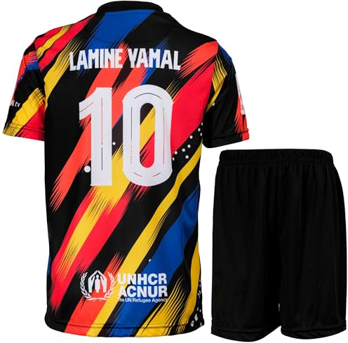 FRKN Trikot #10 Yamal Konzept Kinder Trikot mit Kurz Fußball Trikot Set Jugendgrößen