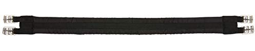 Rhinegold Gepolsterter Gurt, Baumwolle, 0, Gurt., Schwarz, 117 cm