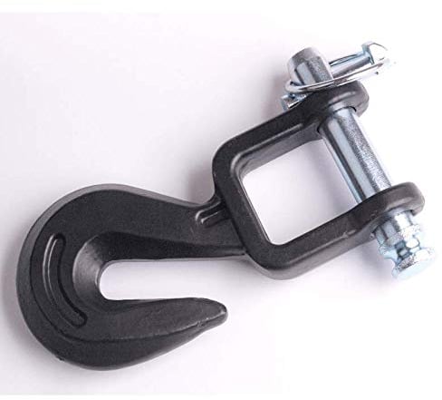 WAMO Metall Haken für Ackerschiene, 4.500 kg Zuglast, Schwarz, 100% Metall, STORAGE_HOOK, Landmaschinen, Kommunal