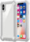 Cadorabo Custodia per Apple iPhone XS MAX in GRIGIO BETULLA - 2-in-1 Cover con Bordo Silicone TPU e Schiena Acrilico - Back Hard Case Bumper Antiurto Guscio