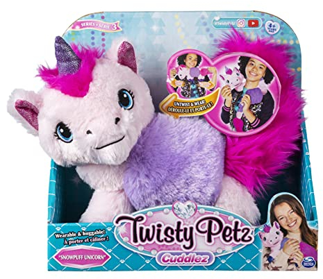 Twisty Petz Cuddlez, verwandlungsfähiges Plüschtier, Einhorn, Snowpuff“ zum Sammeln für Kinder ab 4 Jahren Multicolour