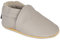 HMIYA Weiche Leder Krabbelschuhe Babyschuhe Lauflernschuhe mit Wildledersohlen für Jungen und Mädchen（0-6 Monate，Hellgrau）
