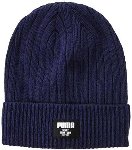 PUMA Ribbed Classic Beanie, weiß, Einheitsgröße