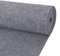 vidaXL Tapis Strié pour Exposition Moquette Carpette Mariage Fête Spectacle Anniversaire Festival Durable Réutilisable 1,2x10 m Gris