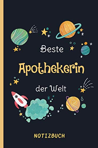 Beste Apothekerin der Welt: A5 Notizbuch als Geschenk für eine Apothekerin - A5 /punktiert - | Apothekerin Geschenke zum Geburtstag|Geburtstagsgeschenk Kollegin
