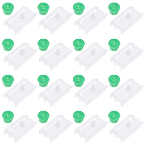 The Lord of the Tools 20x Clips de Moulage Garniture Jupe Seuil Voiture avec œillets Verts 51718184574 et 51711932996 Compatible pour Série 3 E32 E36 E46 E90 E91