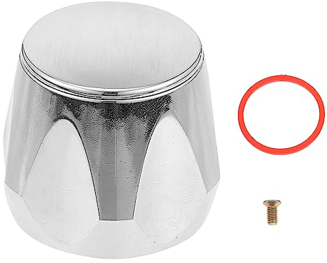Angoily 5Pcs Wasserhahn Griff Ersatz Kit Metall Hebel Griff Kit Universal Heißer Und Kalten Wasserhahn Griffe Waschbecken Griffe Ersatz