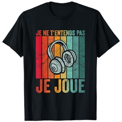 Jeux Vidéo Geek Homme Garçon Humour Gaming Gamer T-Shirt