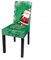 Weihnachten Stuhlhussen Stretch 2/4/6er Set, Chickw1 Universal Abnehmbare Waschbar Christmas Drucken Elastischer Stuhlbezug Für Hochzeit, Hotel, Partys Deko (Grün,2 Stück)