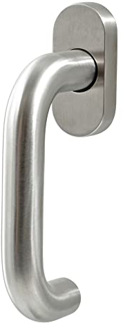 Buddy4Home house accessoires Fenstergriff Fensterbeschlag Fenstergarnitur Dreh Kipp Funktion Fensterknauf Balkontürgriff in Edelstahl matt, Paris