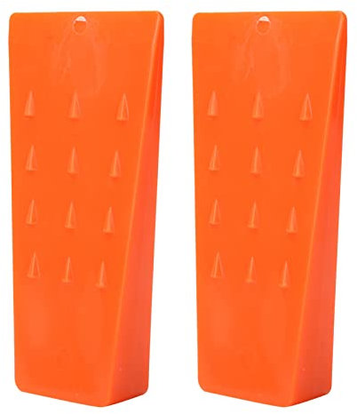 TOPINCN Felling Wedges, 2 Pack Tree Felling Wedge Plastic Cutting Wedges Chain Saw Supplies Tree Wedge Accessories Logging Tools
