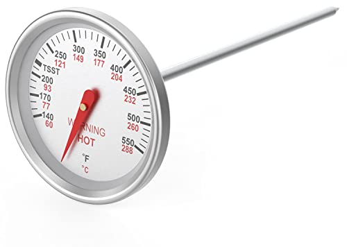 9815 Grill Thermometer for Weber Spirit 300 Series, Genesis Silver/Gold B & C, Stainless Steel Temperature Gauge for Weber 62538, Charbroil Gas Grill, 1-13/16Inch Dia