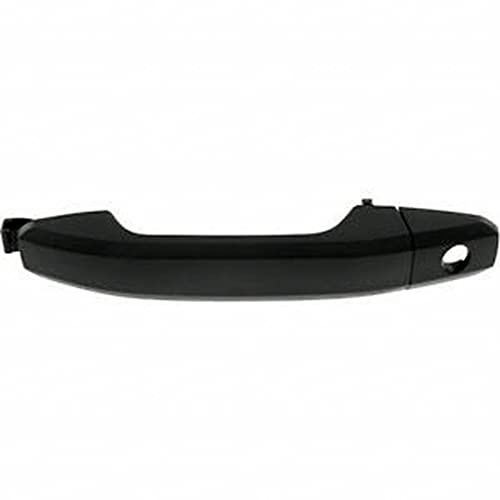 For Chevy Silverado 1500 2014 15 16 17 2018 Exterior Door Handle Front Driver Side Black | With Key Hole | Trim:All Submodels | GM1310192 | 22923605-PFM