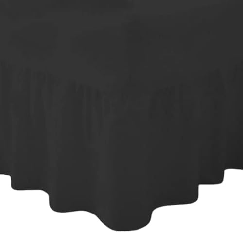 R&Z Luxuary Plain Polycotton Fitted Valance Sheet SIngle, DOuble, King, Super King (Charcoal, Double)