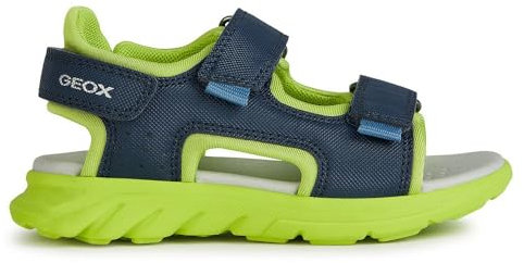 Geox J Sandalia Airadyum Bo, Hombre, Verde Lima, 38 EU