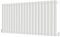 Radbliss Radiatore Orizzontale Colonna Ovale 600x1180mm Bianco Singolo Riscaldamento Centrale Designer RAD