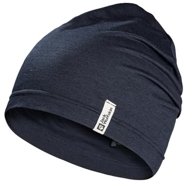 Jack Wolfskin Unisex Kinder Travel K Beanie-Mütze, Night Blue, S EU