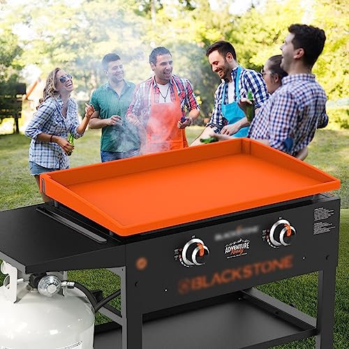 Verbesserte Grillmattenabdeckung Buddy Grill 71.1 cm Silikonmattenabdeckung, vollständig umlaufende Silikon-Grillmatte Design für Blackstone 71.1 cm Grill, Insekten, Schmutz und Rost