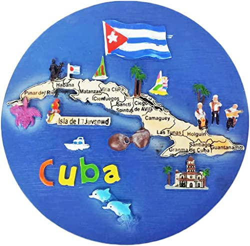 Kuba Hängende Wand Kühlschrank Magnet Kühlschrank Magnet Dekoration Magnet Aufkleber Souvenir Harz Handwerk