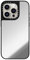 CASETiFY Mirror iPhone 15 Pro Hülle [Reflektierend/1,5 m Fallschutz/Kompatibel mit Magsafe] - Silber auf Schwarz