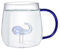 Holdes Taza de Vidrio | Taza de café en Forma de animal de dibujos animados | Taza de bebida transparente para café, Taza de té con figura de dibujos animados de poco espacio para el hogar,