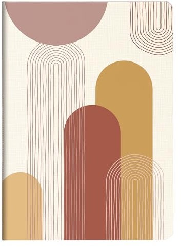 Clairefontaine 116063C - Notizheft Terracotta, mit Fadenbindung DIN A5 14,8x21 cm, 32 Blatt, liniert, sortiert, 1 Stück