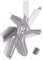 SOS Accessoire Hélice avec écrou 150X18 mm pour Four, cuisinière 00650472, 00600434 BLAUPUNKT, BOSCH, JUNKER, NEFF, SIEMENS, VIVA