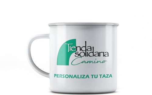 Tienda solidaria Camino Tazza metallica personalizzata
