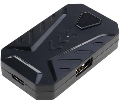 CPAOWEHF Adaptador de ratón Gamepad Controlador móvil Teclado de juegos Convertidor de mouse para adaptador de juegos móviles