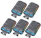 5pcs PET Portable Magnetic Gas Level Indicator, Easy to Use with Color Scale for Bottles, Lightweight and Travel Camping, BBQ, Hiking