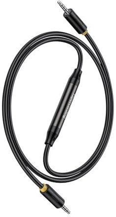 Wynrzyj 100 cm 3 5 Mm Coppia di cavi acustici Maschio a Maschio Linea di registrazione bidirezionale per il collegamento di cuffie con telefoni