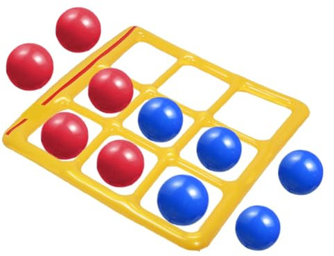 Pool Games, Inflatable Sports Toys, Floating Activity Set Playful Design, Includes 10 Balls 57.09x54.33 Inches, Durable PVC Material, Set, Outdoor Family And Travel Use