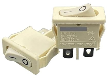 10 stück TH2 T85 schiffstyp schalter 2 pin getriebe power hohe strom ultradünne schlüssel wippschalter 21 * 9,6mm