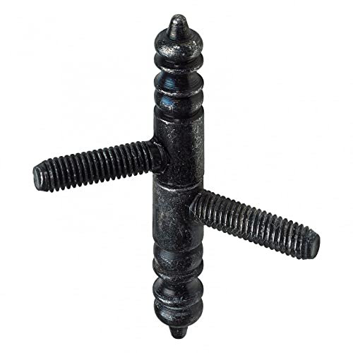 Einbohrband mit Zierkopf H 66 x Ø 9 mm, Antik, 2 Stück