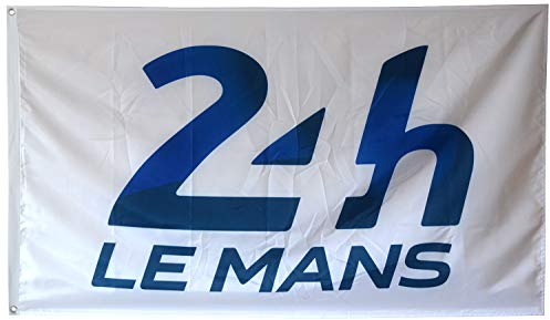 Mountfly 24 Stunden von Le Mans Banner Flagge Formel 1 F1 Racing Team Motorsports LeMans 90 x 150 cm Man Cave