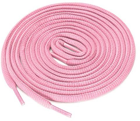 sourcing map 2 paires lacets chaussures ovaathlétiques sport demi-rondes Rose clair 120 cm/47.2