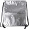 LIskybird Wasserdichter Rucksack mit Kordelzug aus PU-Leder für Damen, silber (Silber) - LIskybird