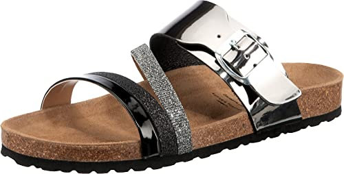 Lico Femme Bioline Lady Mules, Anthrazit, 38 EU