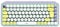 Logitech POP Keys Mechanische kabellose Tastatur mit anpassbaren Emoji-Tasten, Spanisches QWERTY-Layout - Grün/Lila