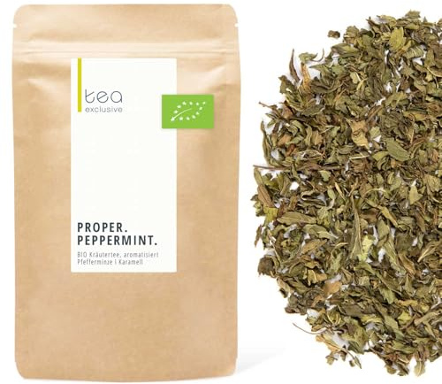 Proper Peppermint, BIO Kräutertee, Pfefferminztee Karamell, kühlend-frisch sanft süß, 70g loser Tee - tea exclusive