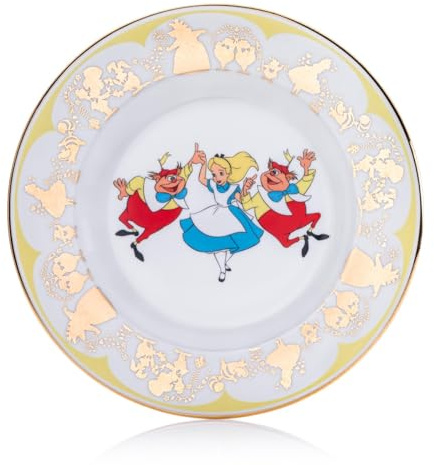 The English Ladies Co Disney Alice au pays des merveilles Tweedledum et Tweedledee Assiette 15,2 cm