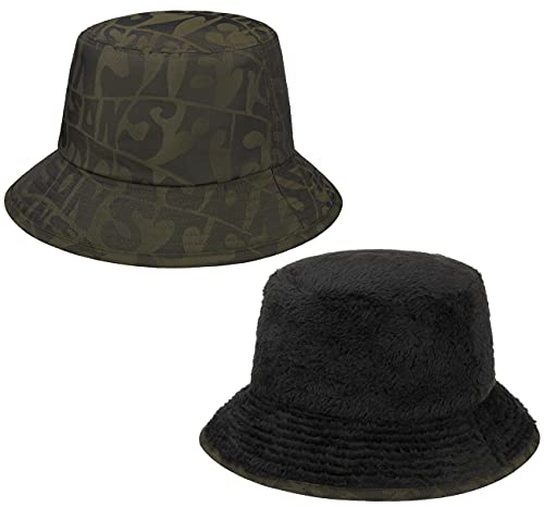 Stetson Double Sided Bucket Wendehut - Zweifarbiger Hut - Wendbarer Fischerhut - Unisex - Ganzjährig tragbar Oliv M (56-57 cm)