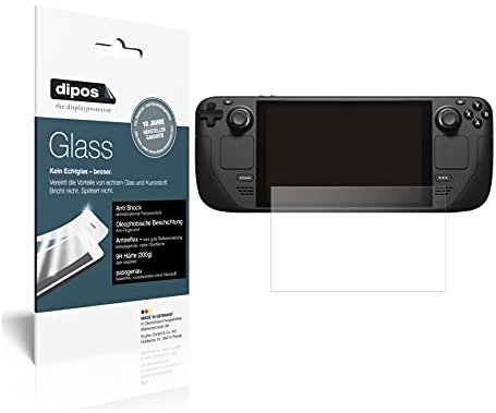 dipos I Pellicola Protettiva Opaco Compatibile con Valve Steam Deck Protezione Vetro Flessibile 9H