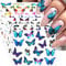 Dornail 30 Blatt Schmetterling Nagelsticker Blumen Wassertransfer Nagelaufkleber 3D Selbstklebend Frühling Sommer Butterfly Nail Art Stickers Nageldesign DIY Nagelkunst Nägel Dekoration