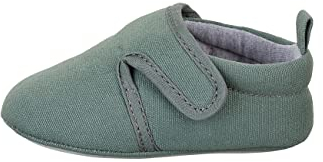Sterntaler Baby Jungen Krabbelschuhe Baby Babykrabbelschuh - Krabbelschuhe Baby, Baby Schuhe - mit rutschfester Sohle - dunkelgrün, 23/24